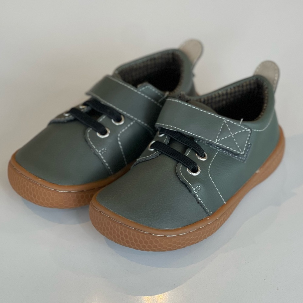 Livie & Luca Green Sneakers with Tan Soles unused